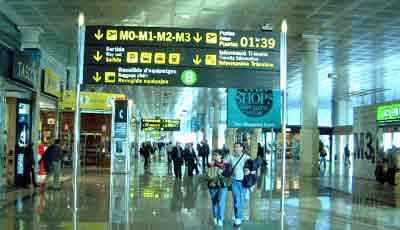 Photograph Barcelona Airport Departures
