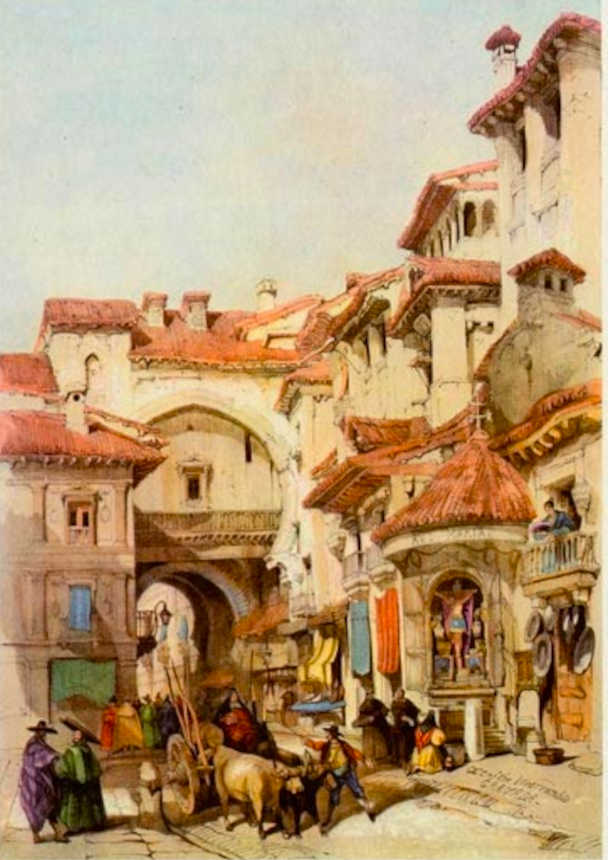 Bib Rambla Gate (Puerta Bibarrambla) Painting