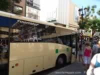 Bus at Fuengirola Bus Station