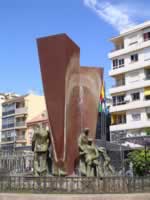 Fuengirola Modern Sculpture located next to La Plaza Bar