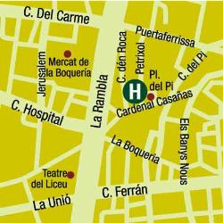 Raco del Pi Hotel Map