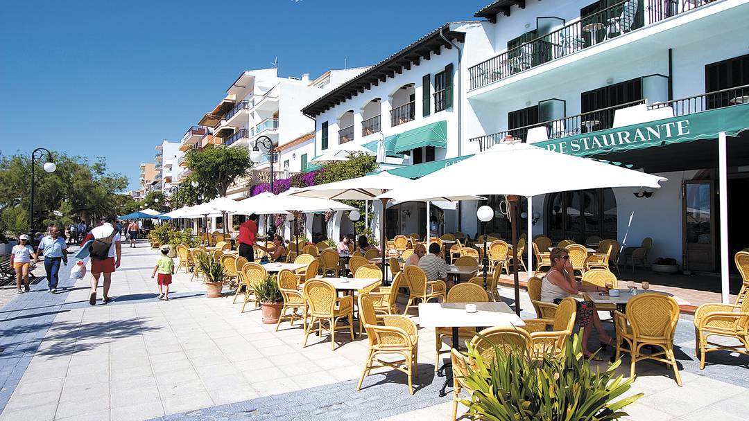 Row of Terrace Restaurants