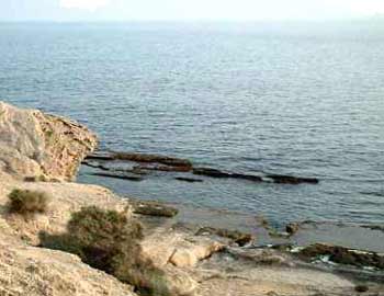 A rocky cove at Cabo de las Huertas